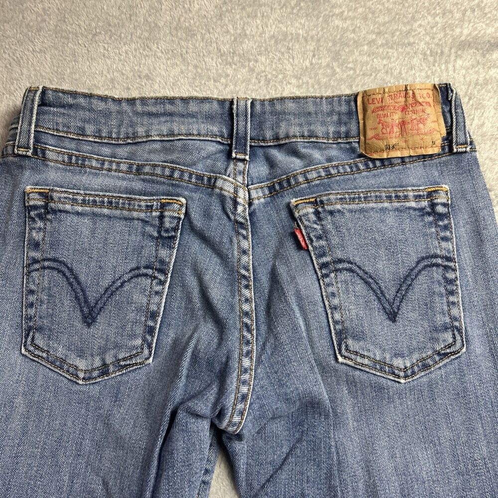 Levi's 518 Womens/Juniors Super Low Bootcut Stretch Jeans Sz. 5 JR M - Picture 14 of 15
